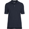 image:imageLands End School Uniform Young Mens Short Sleeve Mesh Polo ShirtClassic Navy