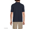 image:imageLands End School Uniform Young Mens Short Sleeve Mesh Polo ShirtClassic Navy