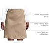 image:imageLands End School Uniform Young Womens Blend Chino Skort Above KneeKhaki