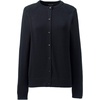 image:imageLands End School Uniform Young Womens Cotton Modal Cardigan SweaterBlack