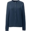 image:imageLands End School Uniform Young Womens Cotton Modal Cardigan SweaterClassic Navy
