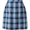 image:imageLands End School Uniform Young Womens Plaid Box Pleat Skirt Top of the KneeClear Blue Plaid