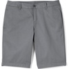 image:imageLands End School Uniform Young Womens Plain Front Blend Chino ShortsArctic Gray