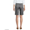 image:imageLands End School Uniform Young Womens Plain Front Blend Chino ShortsArctic Gray