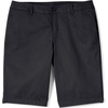 image:imageLands End School Uniform Young Womens Plain Front Blend Chino ShortsBlack