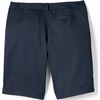 image:imageLands End School Uniform Young Womens Plain Front Blend Chino ShortsClassic Navy
