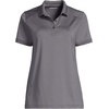 image:imageLands End School Uniform Young Womens Short Sleeve Rapid Dry Polo ShirtArctic Gray