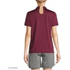 image:imageLands End School Uniform Young Womens Short Sleeve Rapid Dry Polo ShirtBurgundy