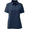 image:imageLands End School Uniform Young Womens Short Sleeve Rapid Dry Polo ShirtClassic Navy