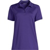 image:imageLands End School Uniform Young Womens Short Sleeve Rapid Dry Polo ShirtDeep Purple