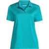 image:imageLands End School Uniform Young Womens Short Sleeve Rapid Dry Polo ShirtTeal Breeze