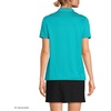 image:imageLands End School Uniform Young Womens Short Sleeve Rapid Dry Polo ShirtTeal Breeze