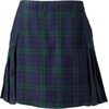 image:imageLands End School Uniform Young Womens Side Pleat Plaid Skort Above the KneeClassic NavyEvergreen Plaid