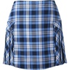 image:imageLands End School Uniform Young Womens Side Pleat Plaid Skort Above the KneeClear Blue Plaid