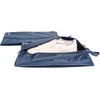 image:imageLands End Shoe Bags for Travel Set of 2  Polyester Canvas Shoe Travel Bag with Zipper Closure Navy