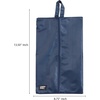 image:imageLands End Shoe Bags for Travel Set of 2  Polyester Canvas Shoe Travel Bag with Zipper Closure Navy