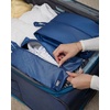 image:imageLands End Shoe Bags for Travel Set of 2  Polyester Canvas Shoe Travel Bag with Zipper Closure Navy