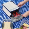 image:imageLands End Small Cooler Bag Polyester Canvas Navy Stripe S  Soft Cooler Lunch Box for Women and MenNatural