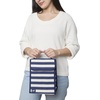 image:imageLands End Small Cooler Bag Polyester Canvas Navy Stripe S  Soft Cooler Lunch Box for Women and MenNavy Stripe