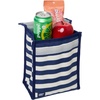 image:imageLands End Small Cooler Bag Polyester Canvas Navy Stripe S  Soft Cooler Lunch Box for Women and MenNavy Stripe