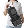 image:imageLands End Small Hanging Toiletry Bag for Travel Canvas Hanging Dopp Kit  Hygiene Bag NavyBlack
