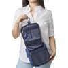 image:imageLands End Small Hanging Toiletry Bag for Travel Canvas Hanging Dopp Kit  Hygiene Bag NavyNavy