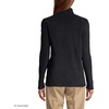 image:imageLands End Womens FullZip MidWeight Fleece JacketBlack