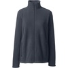 image:imageLands End Womens FullZip MidWeight Fleece JacketDark Charcoal