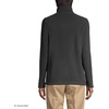 image:imageLands End Womens FullZip MidWeight Fleece JacketDark Charcoal