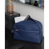 image:imageLands End Woven Dopp Kit for Men  Solid Toiletry Bag with Top Zip and Front Pocket NavyNavy