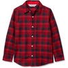 image:imageLands End Boys Button Down Poplin ShirtApple Red Plaid