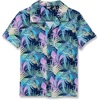 image:imageLands End Boys Short Sleeve Slub Camp ShirtPalmSunny Lime