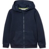 image:imageLands End Boys Texture Knit Zip Up HoodieClassic Navy