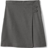 image:imageLands End Girls Slim Solid Aline Skirt Below the KneeGray