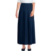 image:imageLands End Girls Solid Pleated Skirt Ankle LengthAcademic Classic Navy