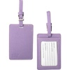 image:imageLands End Luggage Tags 2Pack Travel Bag Tag Lilac  Suitcase IdentifierLilac