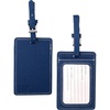 image:imageLands End Luggage Tags 2Pack Travel Bag Tag Lilac  Suitcase IdentifierNavy