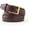 image:imageLands End Mens Classic Leather Chino BeltDark Brown