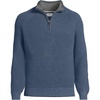 image:imageLands End Mens Drifter Quarter Zip SweaterDusk Indigo Heather