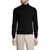 image:imageLands End Mens Fine Gauge Cashmere Turtleneck SweaterBlack