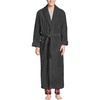 image:imageLands End Mens Full Length Turkish Cotton Terry BathrobeCharcoal