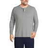 image:imageLands End Mens Knit Rib HenleyPewter Heather