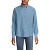 image:imageLands End Mens Long Sleeve Chambray ShirtLight Indigo Chambray