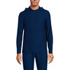 image:imageLands End Mens Long Sleeve Weekend Weight HoodieDeep Sea Navy