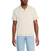 image:imageLands End Mens Short Sleeve Textured Tipped Sweater PoloIvory Latte