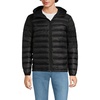 image:imageLands End Mens Wanderweight Ultralight Packable Hooded Down JacketBlack