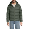 image:imageLands End Mens Wanderweight Ultralight Packable Hooded Down JacketDarkest Olive
