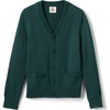 image:imageLands End School Uniform Boys Cotton Modal Button Front Cardigan SweaterEvergreen