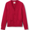 image:imageLands End School Uniform Boys Cotton Modal Button Front Cardigan SweaterRed