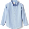 image:imageLands End School Uniform Boys Long Sleeve Oxford Dress ShirtBlue